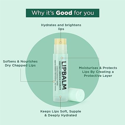 Bella Vita Organic Nicobalm Natural Lip Balm For Dry Damaged & Chapped Lips